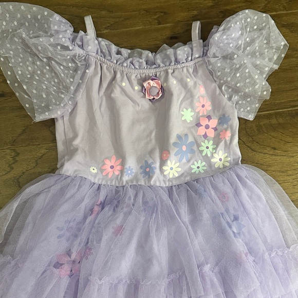 Disney Lavender ENCANTO Floral Dance Dress for Kids - Picture 2 of 4